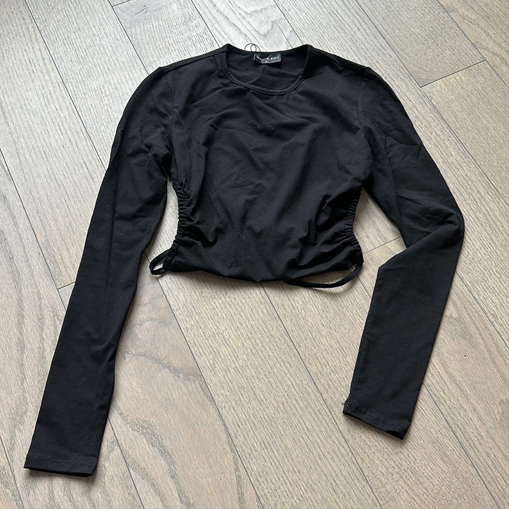 White Fox Keyhole Back Longsleeve